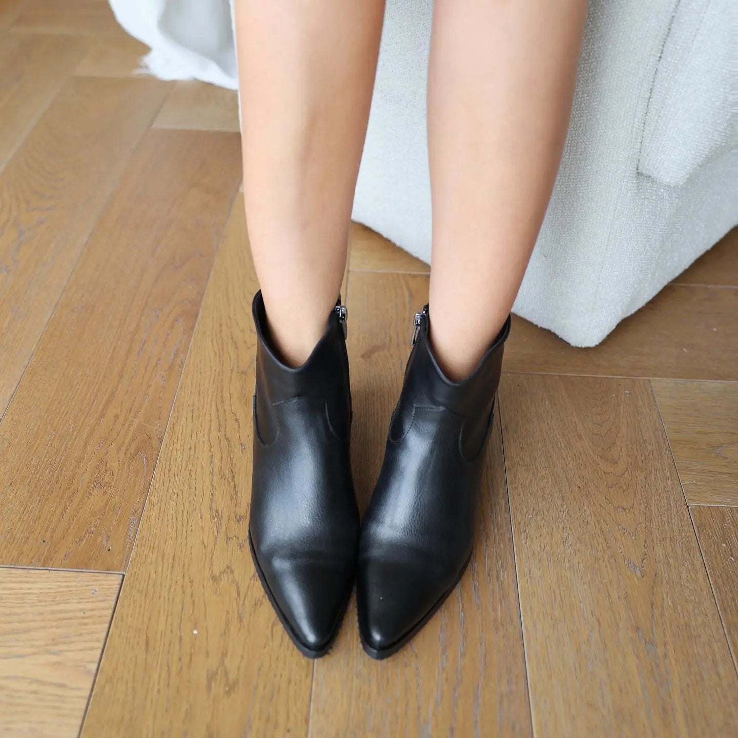 Oscar Premium Uzun Deri Çizme Bot Melodi Ayakkabı