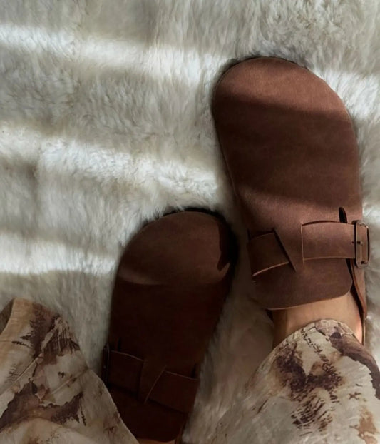 Sabo Önü Kapalı Mantar Taban Terlik - TABA Melodi Ayakkabı