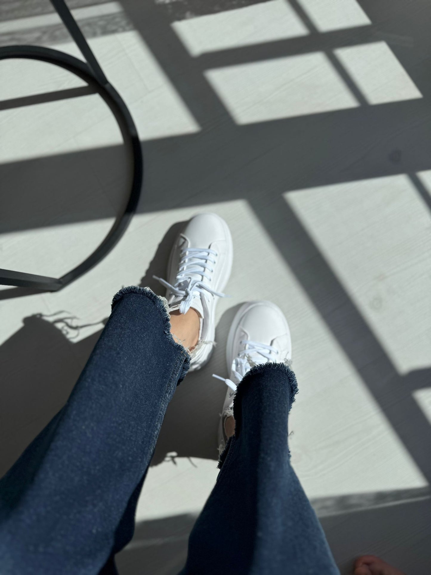 Fray Beyaz Günlük Spor Sneakers