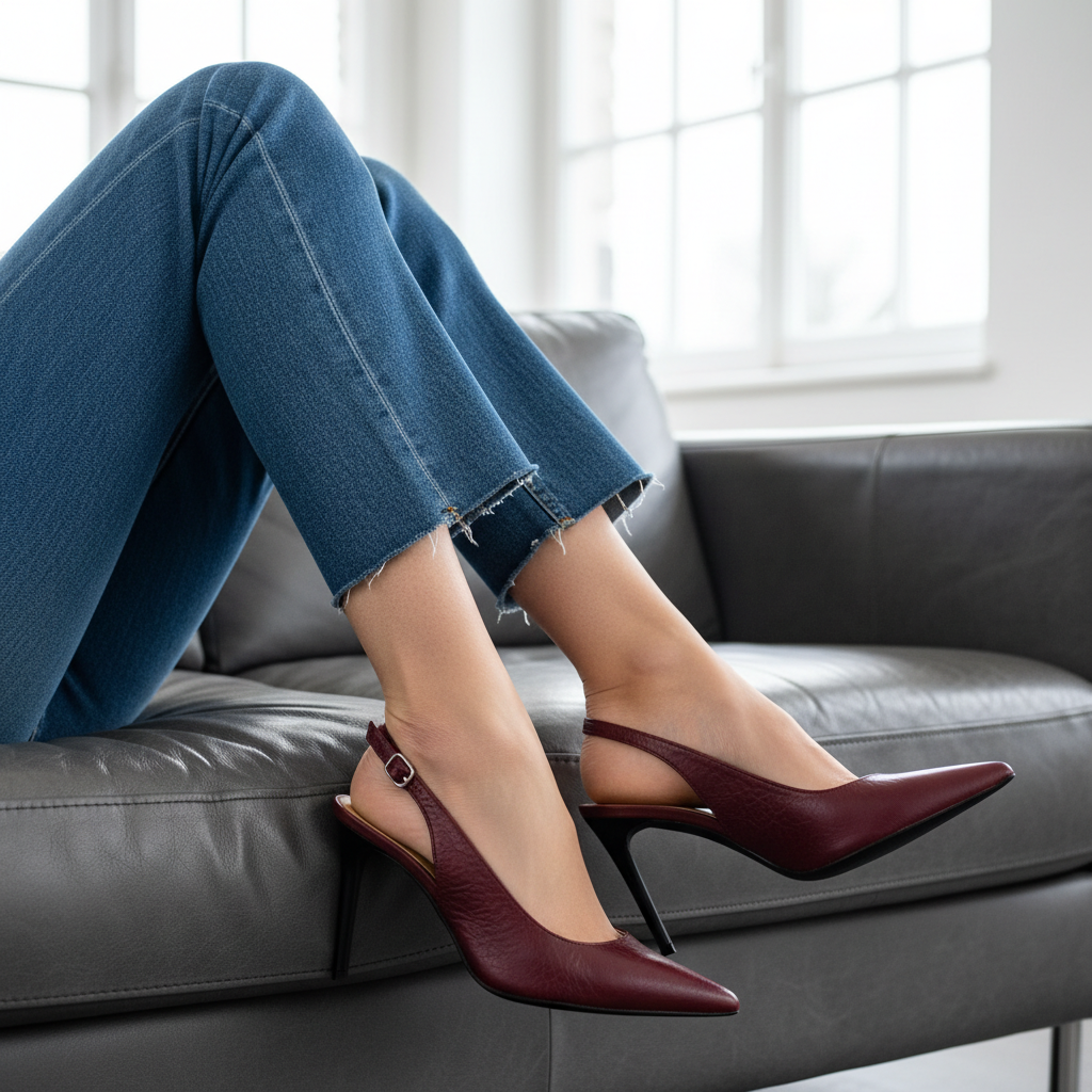 Bordo Topuklu Lifestyle