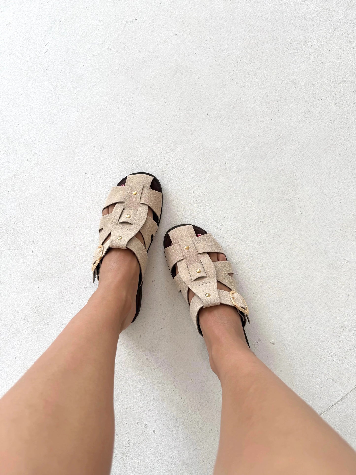 Jayce Terlik Bej Suet Melodi Ayakkabı