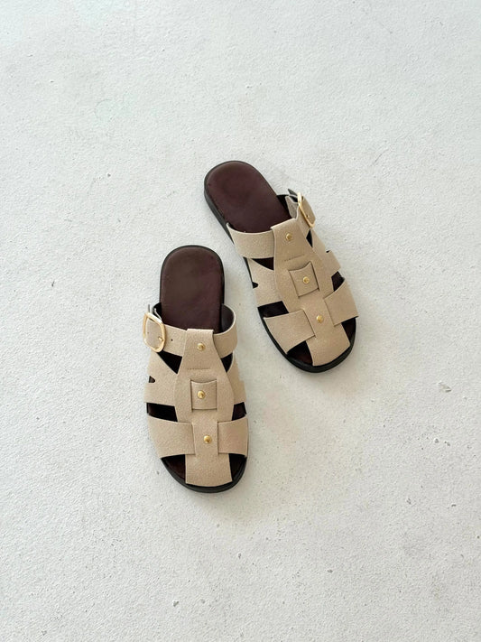 Jayce Terlik Bej Suet Melodi Ayakkabı