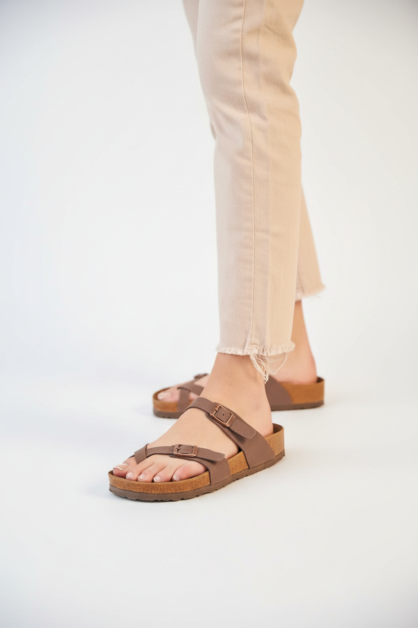 Kahverengi Sandalet 2