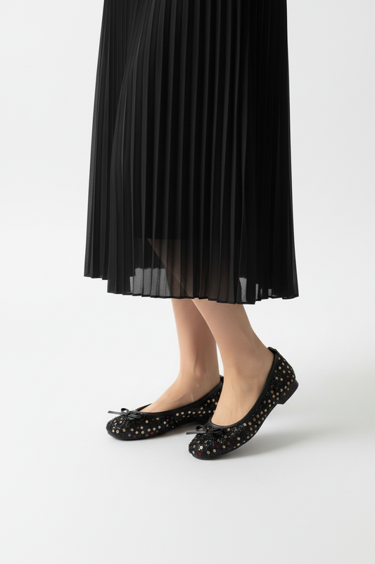 Siyah Babet Siyah Etek Yan Açı