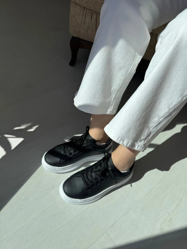 Fray Beyaz Günlük Spor Sneakers Melodi Ayakkabı