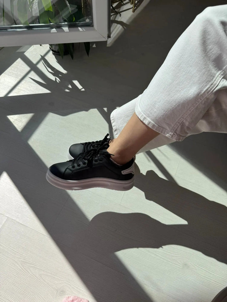 Fray Beyaz Günlük Spor Sneakers Melodi Ayakkabı
