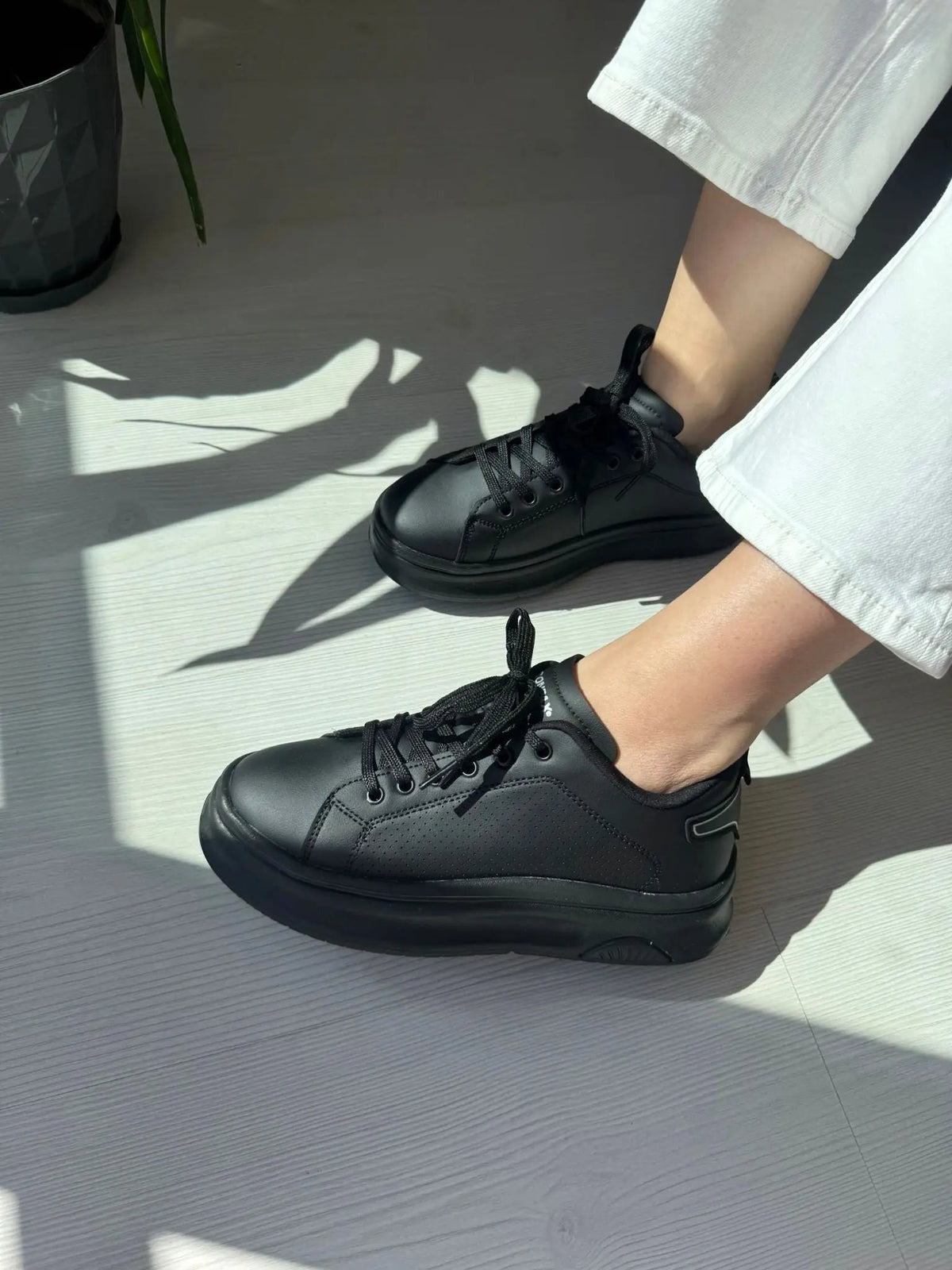 Fray Beyaz Günlük Spor Sneakers Melodi Ayakkabı