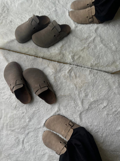 Sabo Önü Kapalı Mantar Taban Terlik Melodi Ayakkabı