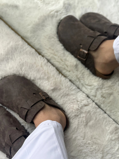 Sabo Önü Kapalı Mantar Taban Terlik Melodi Ayakkabı