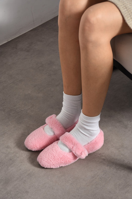 Peluş Ev Babeti–Tüylü Ultra Yumuşak Hafif Sıcak Konforlu Panduf