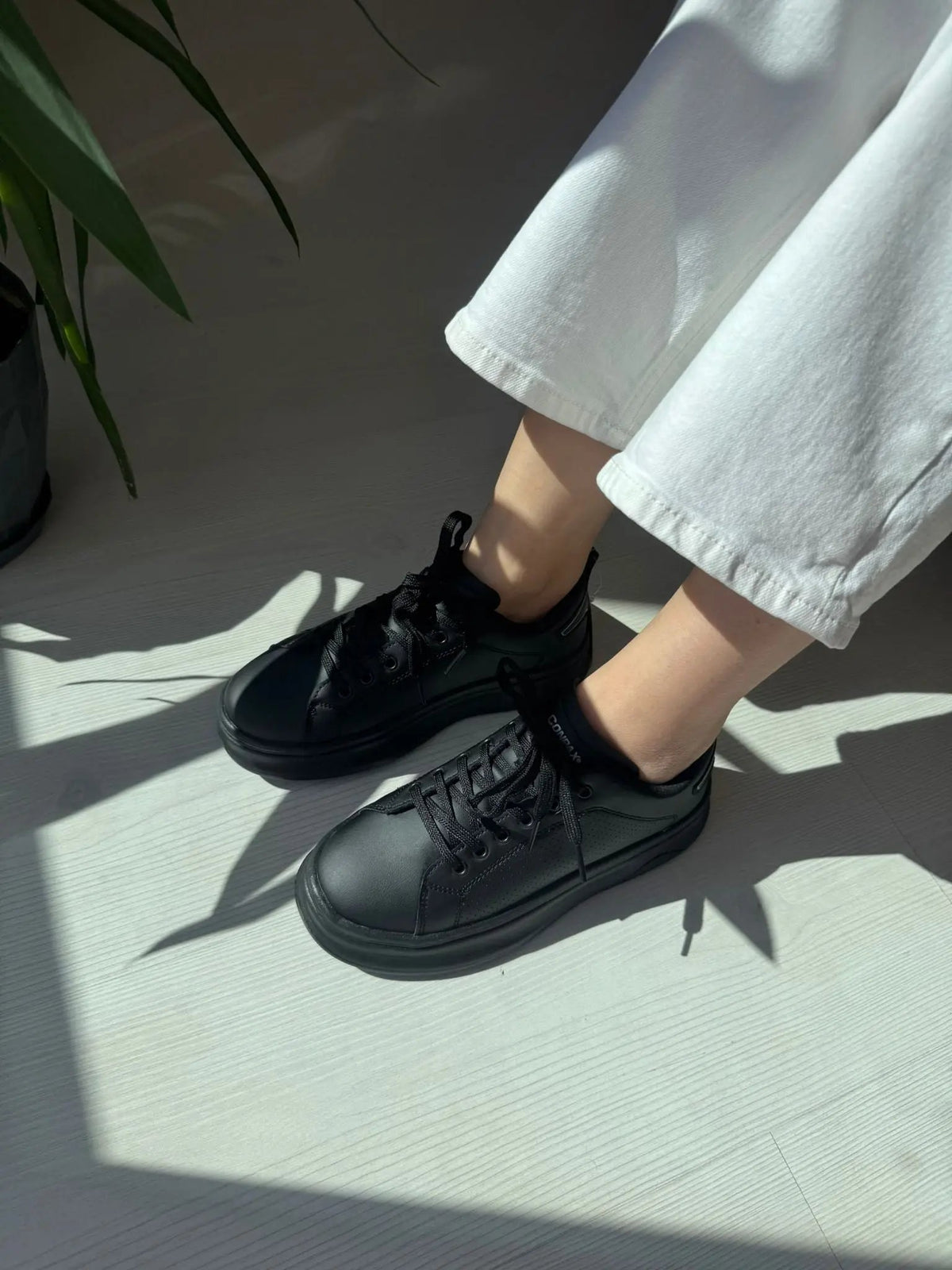 Fray SimSiyah Günlük Spor Sneakers Melodi Ayakkabı