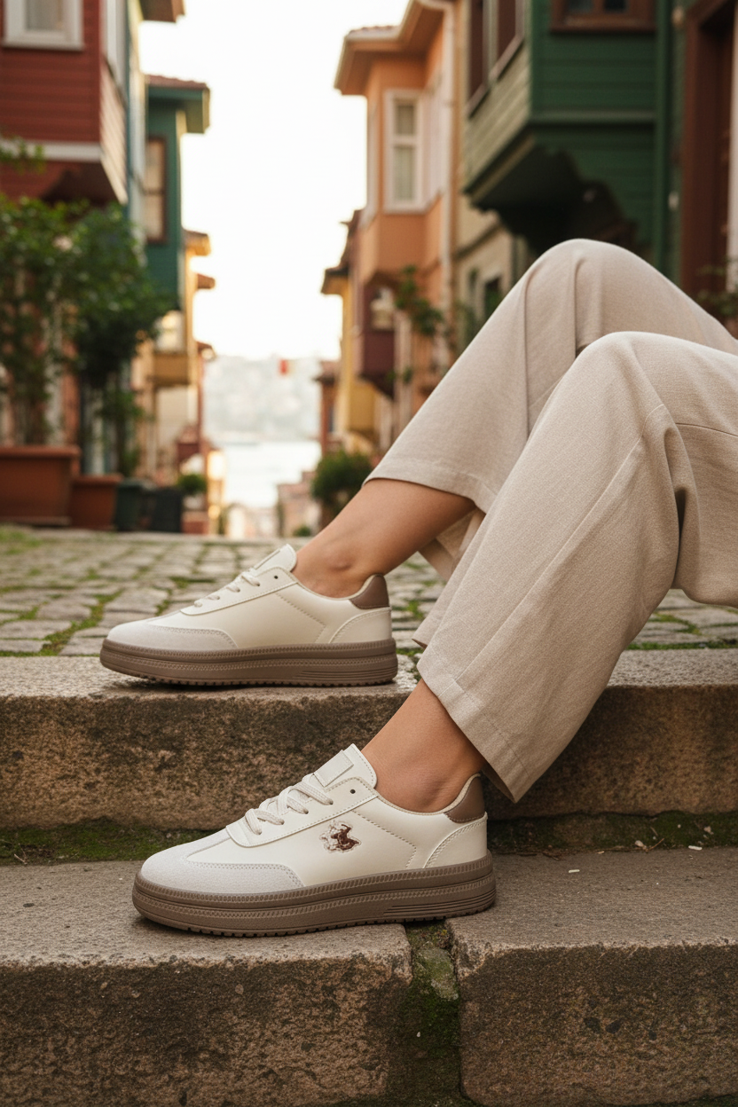 Riviera polo kadın sneaker - dış çekim
