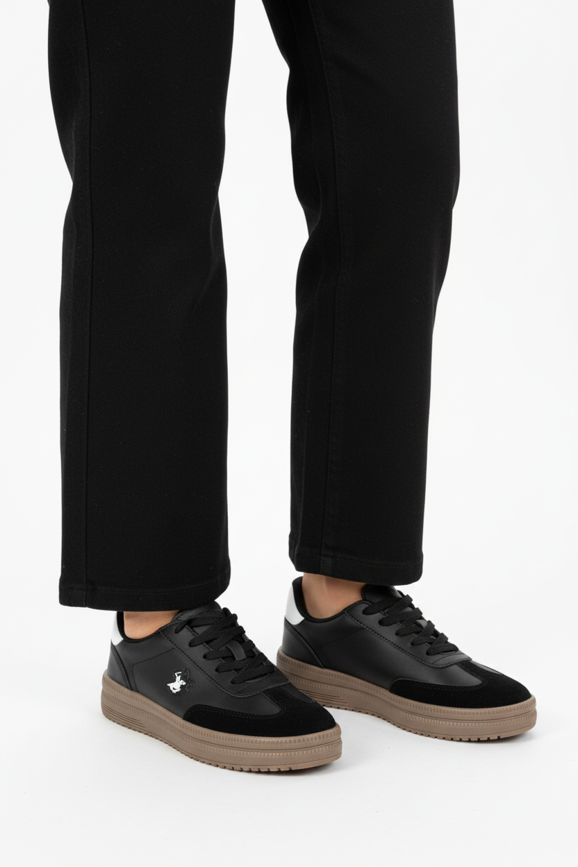 Riviera polo kadın sneaker siyah - manken