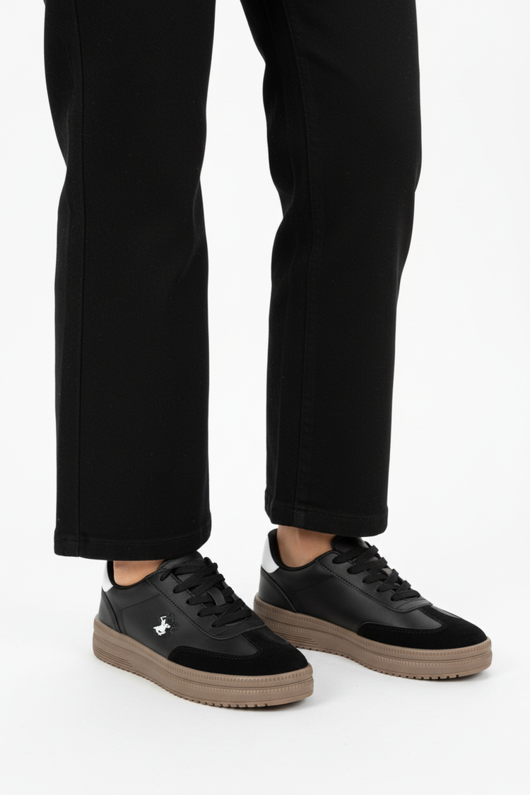 Riviera polo kadın sneaker siyah - manken