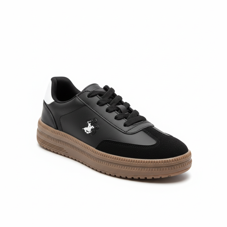 Riviera polo kadın sneaker siyah - önden
